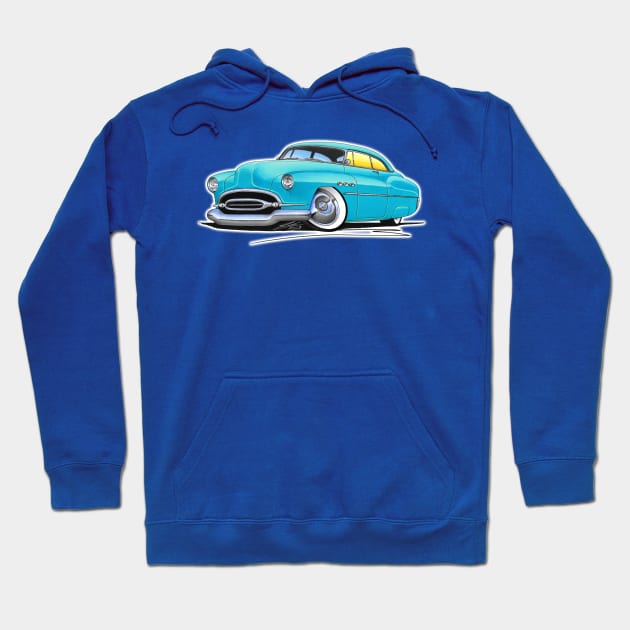 Buick SuperRiviera (1952) Turquoise Hoodie by y30man5